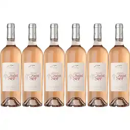 Albert Heijn Domaine de Saint Ser Rosé biodynamic wine 6 flessen aanbieding