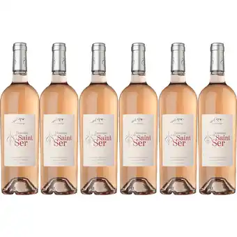 Albert Heijn Domaine de Saint Ser Rosé biodynamic wine 6 flessen aanbieding