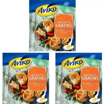 Albert Heijn Aviko Aardappel gratins 3-pack aanbieding