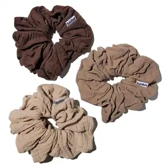 Douglas Hairlust Cotton Scrunchies, XXL, Coffee aanbieding