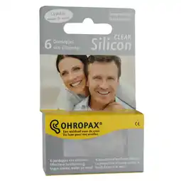 Holland & Barrett Ohropax Silicon Clear Oordopjes aanbieding