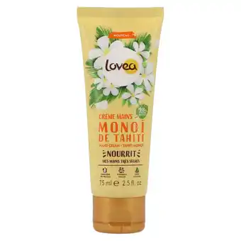 Holland & Barrett Lovea Hand Cream Tahiti Monoi - 75ml aanbieding