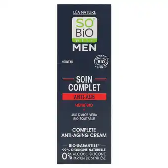 Holland & Barrett So'Bio étic Men Complete Anti-aging Cream - 50ml aanbieding