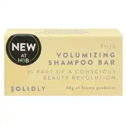 Holland & Barrett Solidly Volumizing Shampoo Bar - 50g aanbieding