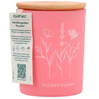 Holland & Barrett De Tuinen x Aroma Home Herbruikbare Geurkaars Flower Power - 150g aanbieding