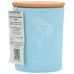 Holland & Barrett De Tuinen x Aroma Home Herbruikbare Geurkaars Vergeet-Me-Nietje - 150g aanbieding
