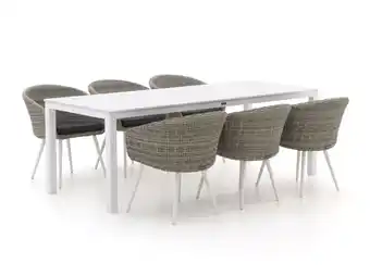 Kees Smit Manifesto Veruno/Menzano 220cm dining tuinset 7-delig aanbieding