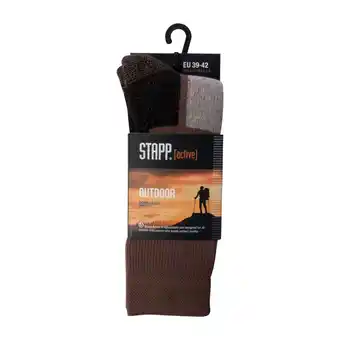 Welkoop STAPP Outdoor Prof - Wandelsokken - Bruin aanbieding