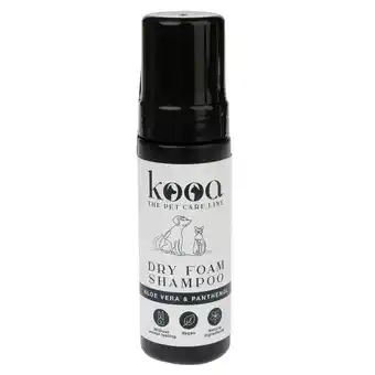 Zooplus 170ml kooa Droogschuim Shampoo Hond en Kat aanbieding