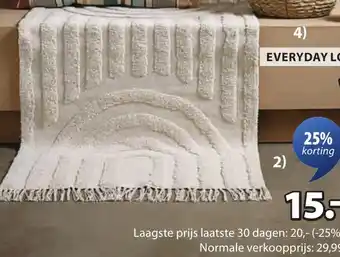 Jysk 2) Tretorn vloerkleed aanbieding