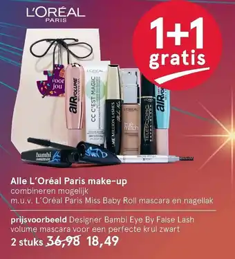 Etos Alle L'Oreal Paris make-up aanbieding