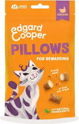 Intratuin Edgard & Cooper kattensnack Pillows kip 60 g aanbieding