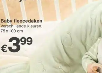 Kik Baby fleecedeken aanbieding