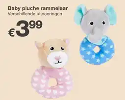 Kik Baby pluche rammelaar aanbieding