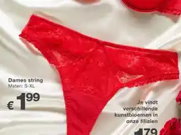 Kik Dames string aanbieding