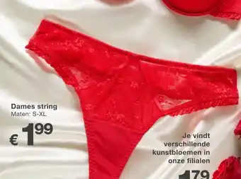 Kik Dames string aanbieding