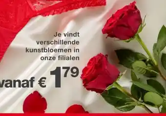 Kik Je vindt verschillende kunstbloemen in aanbieding