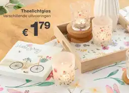 Kik Theelichtglas aanbieding