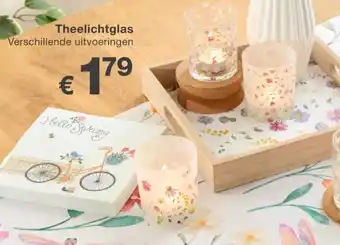 Kik Theelichtglas aanbieding