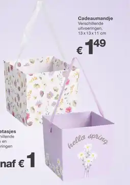 Kik Cadeaumandje aanbieding