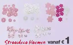 Kik Strooideco bloemen vanaf € 1 aanbieding