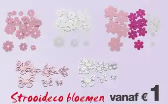 Kik Strooideco bloemen vanaf € 1 aanbieding