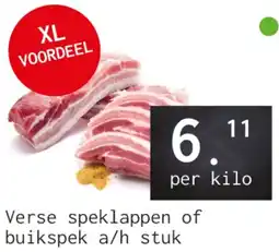 Naanhof Verse speklappen of buikspek aanbieding