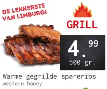 Naanhof Warme gegrilde spareribs aanbieding