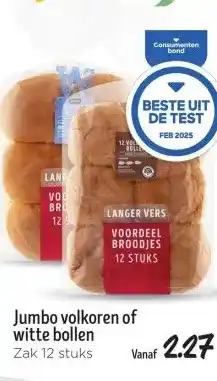 Jumbo Jumbo volkoren of witte bollen aanbieding