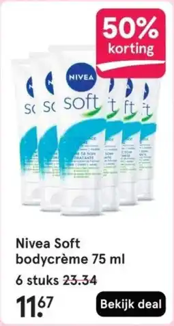 Etos Nivea Soft bodycrème aanbieding