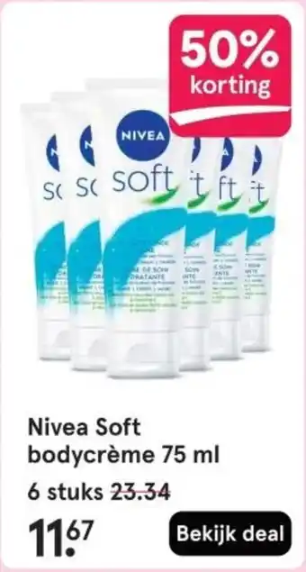 Etos Nivea Soft bodycrème aanbieding