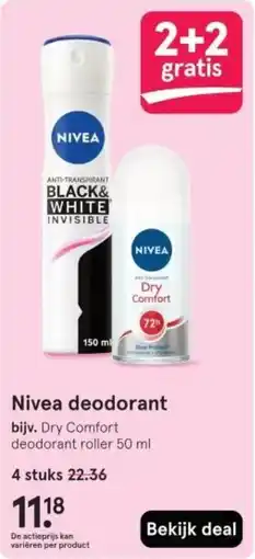 Etos Nivea deodorant aanbieding