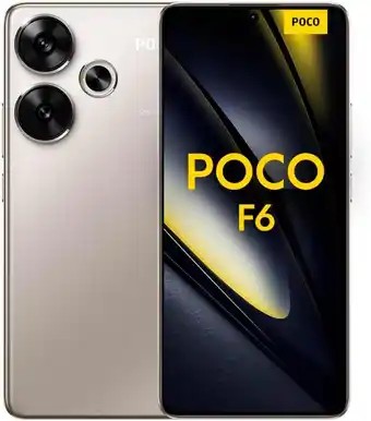 Amazon Xiaomi Poco F6 5G 12GB/512GB Dorado (Titanium) Dual SIM aanbieding