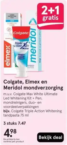 Etos Colgate, Elmex en Meridol mondverzorging aanbieding