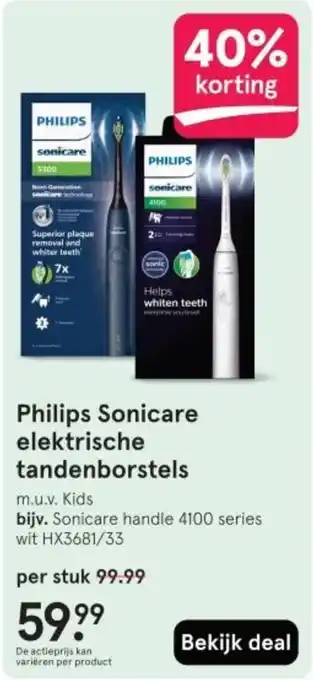 Etos Philips Sonicare elektrische tandenborstels aanbieding