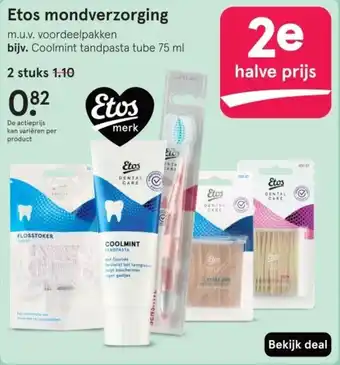 Etos Etos mondverzorging aanbieding