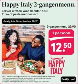 Etos Happy Italy 2 gangenmenu aanbieding