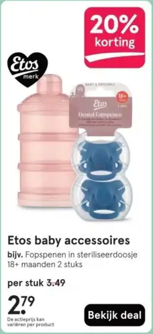 Etos Etos baby accessoires aanbieding