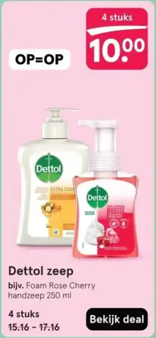 Etos Dettol zeep aanbieding