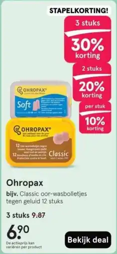 Etos Ohropax aanbieding