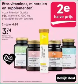 Etos Etos vitamines, mineralen en supplementen aanbieding