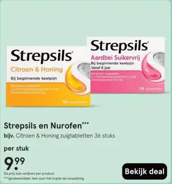 Etos Strepsils en Nurofen aanbieding