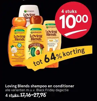 Etos Loving Blends shampoo en conditioner aanbieding