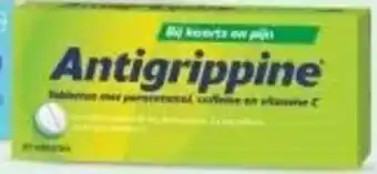 Etos Antigrippine Tabletten met Paracetamol, Coffeïne en Vitamine C aanbieding