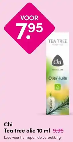 Drogisterij Visser Chi Tea tree olie aanbieding