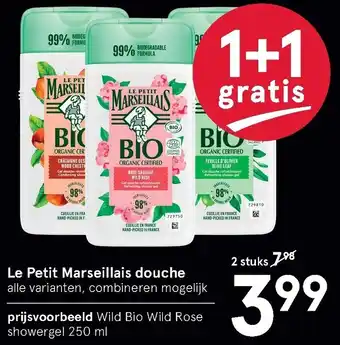 Etos Le Petit Marseillais douche 250ml aanbieding