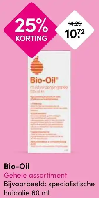 Drogisterij Visser Bio Oil aanbieding