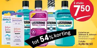 Etos Listerine en Johnson & Johnson aanbieding