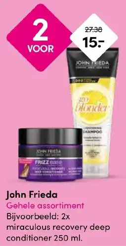 Drogisterij Visser John Frieda aanbieding