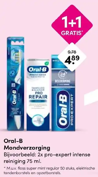 Drogisterij Visser Oral B Mondverzorging aanbieding